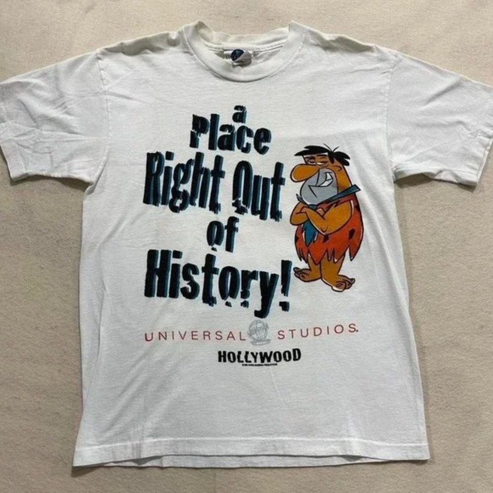 DBFL White Graphic Tee with Cartoon Print